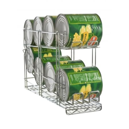 Focus Foodservice Chromate Wire Can Rack FFCR10CH